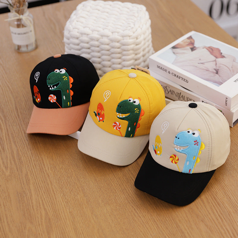 Wholesale Kids Cotton Dinosaur Baseball Hat